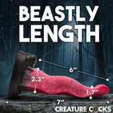 Creature Cocks Wolf's Lick Maw Silicone Tongue Dildo Fantasy Fetish Sex Toy