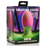Creature Cocks Xeno Egg Glow in the Dark Silicone Alien Dildo Plug Sex Toy