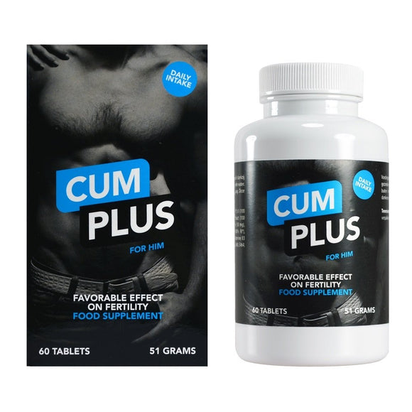 Cum Plus For Him Food Supplement Male Sperm Fertility Tablets Sexual Wellness Pills