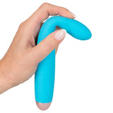 Cuties Mini Vibrator Blue Silicone Clitoral Pleasure Wand Vibe Sex Toy