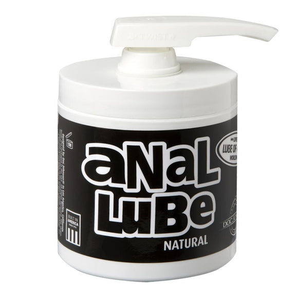 Doc Johnson Anal Lube Thick Natural Pump Dispenser Long Lasting Glide Lubricant 135ml