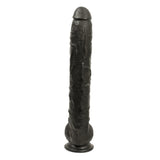 Doc Johnson Dick Rambone 17" Long Realistic Chocolate Cock Giant Black Porn Star Penis Dildo XL Hardcore Sex Toy