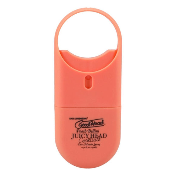Doc Johnson GoodHead Juicy Head Cocktails Dry Mouth Oral Sex Spray To-Go Peach Bellini Flavour
