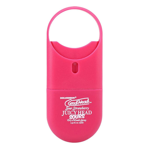 GoodHead Juicy Head Sours Dry Mouth Spray To-Go Sour Strawberry Oral Sex Play