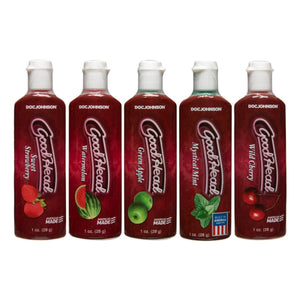 Doc Johnson Good Head Oral Delight Blow Job Gel Assorted Fruit Flavoured Sex Lubricants 5 Pack