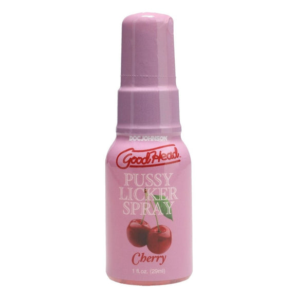 Doc Johnson Good Head Pussy Licker Spray Cherry Flavour Taste Oral Sex Play 29ml
