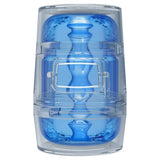 Doc Johnson Main Squeeze Pop-Off Optix Compact Stroker Crystal Blue Male Masturbator Sex Toy