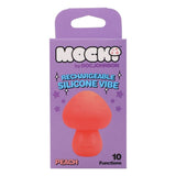 Doc Johnson Mochi Mushroom Vibe Peach Silicone Rechargeable Mini Vibrator Discreet Fun Sex Toy
