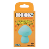 Doc Johnson Mochi Mushroom Vibe Teal Silicone Rechargeable Mini Vibrator Discreet Fun Sex Toy