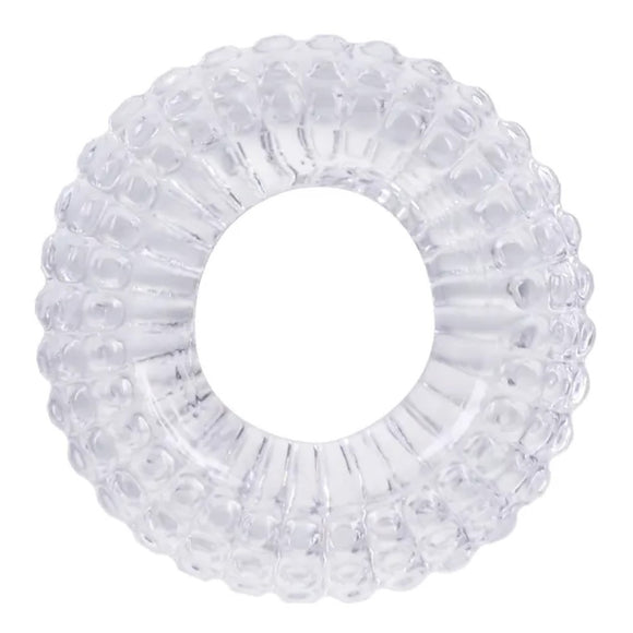 Doc Johnson Rock Solid The Radial Clear Cock Ring Penis Erection Enhancer Band