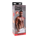 Doc Johnson Signature Cocks Chad White Dildo Realistic Penis Gay Porn Star Sex Toy