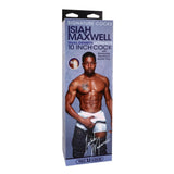 Doc Johnson Signature Cocks Isiah Maxwell 10" Dildo Realistic Porn Star Big Black Penis Sex Toy