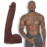 Doc Johnson Signature Cocks Pressure 10" Dildo Realistic Porn Star Big Black Penis Sex Toy