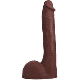 Doc Johnson Signature Cocks Pressure 10" Dildo Realistic Porn Star Big Black Penis Sex Toy
