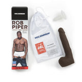 Doc Johnson Signature Cocks Rob Piper 10.5" Dildo Porn Star Black Penis Sex Toy