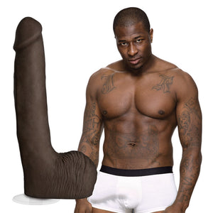 Doc Johnson Signature Cocks Rob Piper 10.5" Dildo Porn Star Black Penis Sex Toy