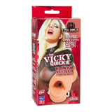 Doc Johnson Signature Strokers Vicky Vette Quickie Blowjob Sucker Vibrating Mouth Stroker Oral Sex Masturbator