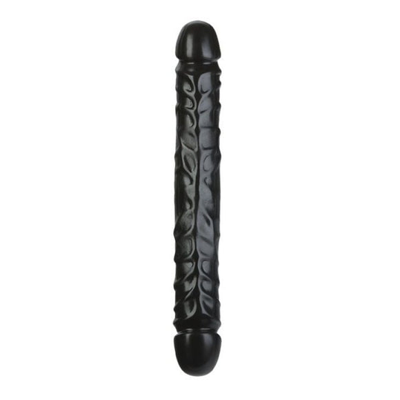 Doc Johnson The Classic Double Header 12 Inch Dong Black Penis Dildo Sex Toy