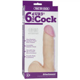 Doc Johnson Vac-U-Lock 6 Inch UR3 Cock Attachment Penis Dildo Sex Toy