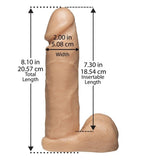 Doc Johnson Vac-U-Lock 8" Realistic Cock with Ultra Harness Couples Strap-On Dildo Set