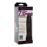 Doc Johnson Vac-U-Lock CodeBlack 7" Thin Dong Attachment Realistic Penis Dildo Sex TOy