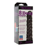 Doc Johnson Vac-U-Lock CodeBlack Raging Hard-Ons 8" Dong Attachment Spiral Dildo