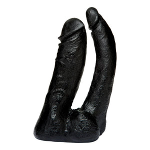 Doc Johnson Vac-U-Lock CodeBlack The Naturals Double Penetrator Black Dildo Attachment Sex Toy