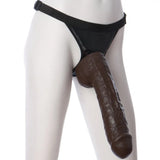 Doc Johnson Vac-U-Lock Realistic Hung 12" Cock Attachment Chocolate Penis Dildo XL Sex Toy