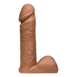 Doc Johnson Vac-U-Lock 6" Ultraskyn Cock Attachment Caramel Skin Tone Realistic Penis Dildo Sex Toy