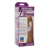 Doc Johnson Vac-U-Lock Ultraskyn 7" Thin Dong Attachment Caramel Penis Dildo Sex Toy