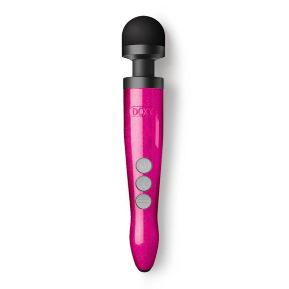 Doxy Die Cast 3R Rechargeable Wand Massager Hot Pink USB Vibrator Sex Toy