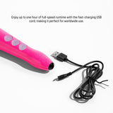 Doxy Die Cast 3R Rechargeable Wand Massager Hot Pink USB Vibrator Sex Toy