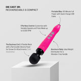 Doxy Die Cast 3R Rechargeable Wand Massager Hot Pink USB Vibrator Sex Toy
