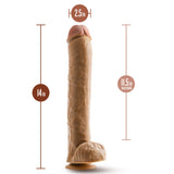 Blush Dr Skin Dr Michael 14 Inch Dildo with Balls Realistic XL Penis Suction Cup Cock Hardcore Sex Toy