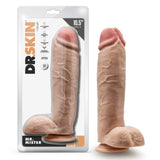 Blush Dr Skin Mr Mister 10.5 Inch Dildo with Balls Realistic Penis Soft Suction Cup Cock Sex Toy
