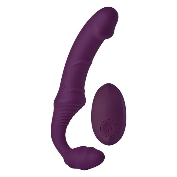 Dreamtoys Bold Storm Remote Controlled Strapless Vibrator Dildo Couples Sex Toy