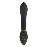 Dream Toys Elite Josephine Curved G-Spot Black Gold Vibrator Orgasm Sex Toy