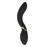 Dream Toys Elite Josephine Curved G-Spot Black Gold Vibrator Orgasm Sex Toy