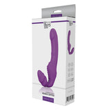 Dream Toys Vibes of Love Double Dipper Vibrating Strapless Strap-On Dildo Couples Sex Toy