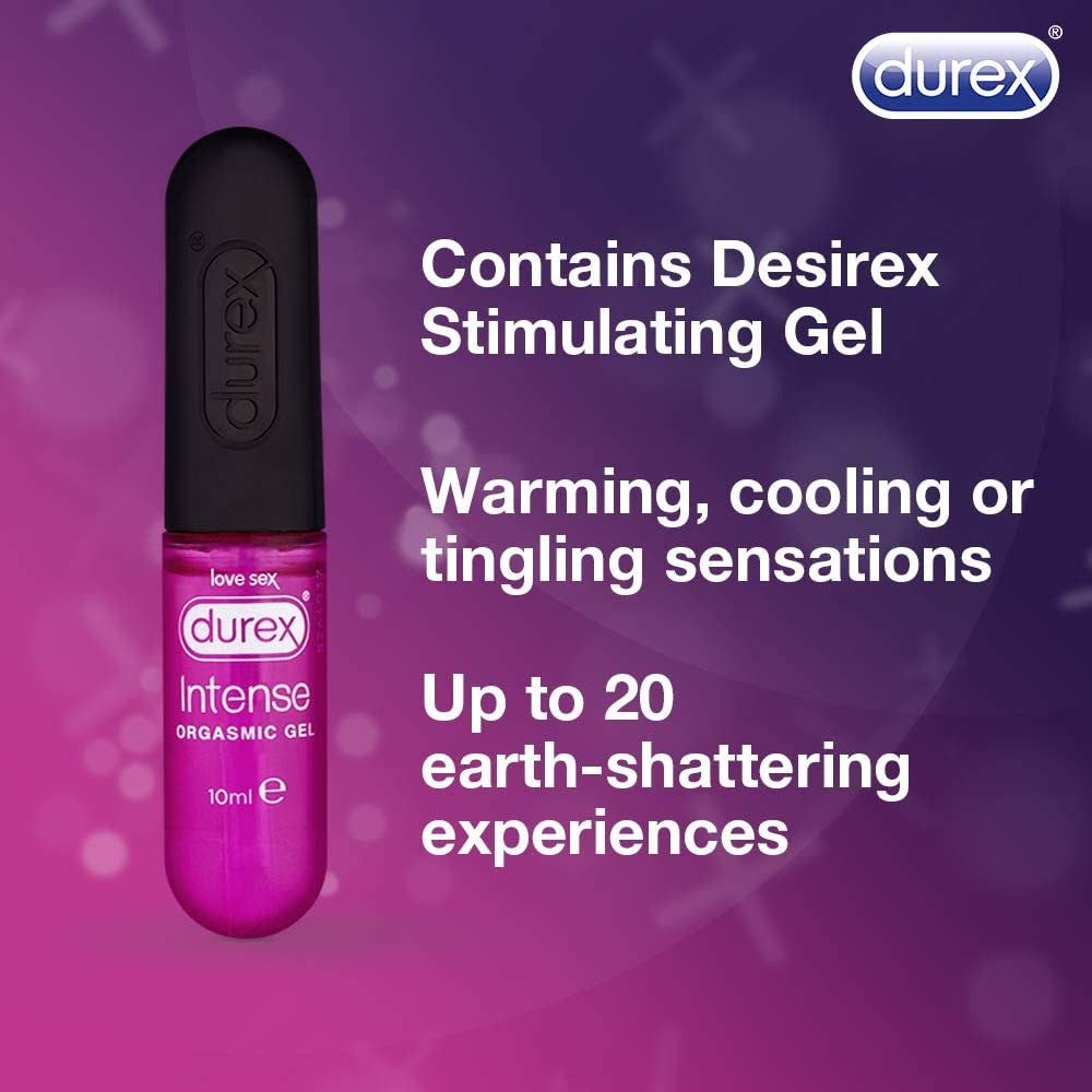 Durex Intense Orgasmic Gel Clitoral Stimulation Pleasure Tingling 10ml –  Lightspeed Love