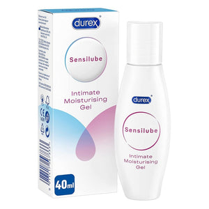 Durex Sensilube Lubricant Vaginal Dryness PH Friendly Natural Intimate Moisturiser Gel 40ml