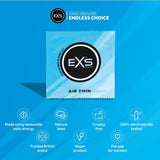 EXS Air Thin Condoms 12 Pack Sensitive Safe Sex Protection Vegan Latex