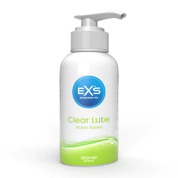 EXS Clear Lube Slick Water Based Odourless Classic Sex Lubricant 250ml Pump