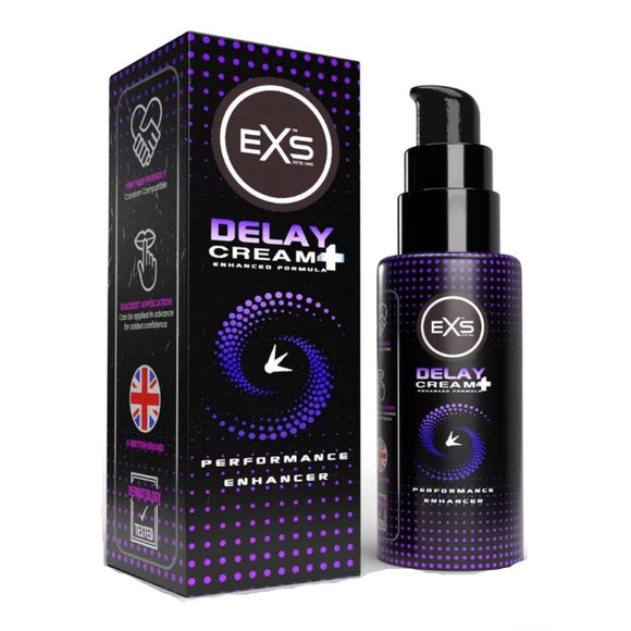 EXS Delay Cream Plus Performance Enhancer For Men Penis Desensitizing Natural Clove Numb Sex Prolong 50ml