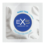 EXS Nano Thin Strong Latex Condoms 12 Pack Lubricated Vegan Safe Sex Rubbers