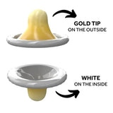 EXS Rightway Gold Dual Coloured Condoms 12 Pack Regular Fit Safe Sex