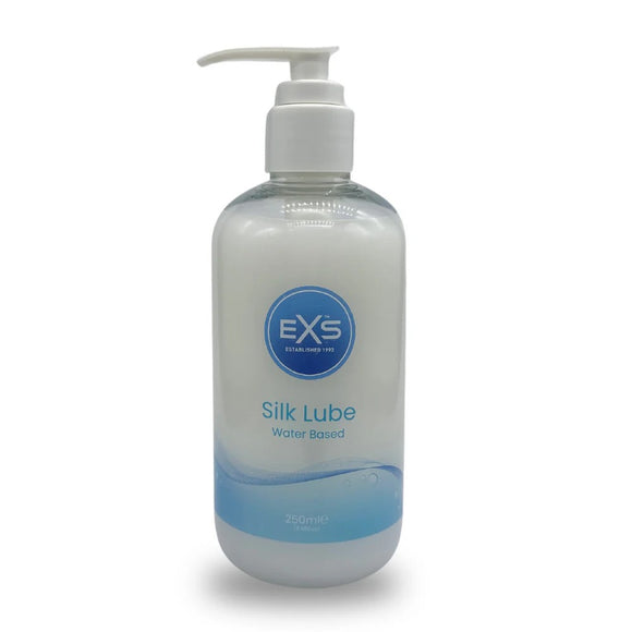 EXS Silk Lube Water Based Lubricant 250ml Anal Oral Sex Body Skin Safe