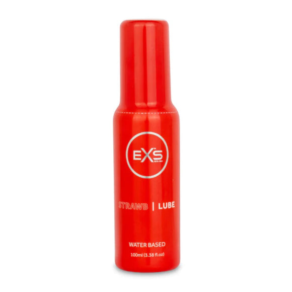 EXS Strawb Lube Premium Water Based Strawberry Flavour Lubricant 100ml