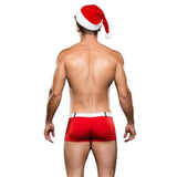 Envy 2-Piece Sexy Santa Set (Hat And Trunks) M/L Mens Christmas Underwear