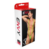 Envy Borat Slingshot Mankini Green S/M Size Mens Thong